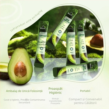 Dr. Naran Mască cu bule de avocado pe bază de nămol – Hidratare, Curățare profundă, Îndepărtarea punctelor negre