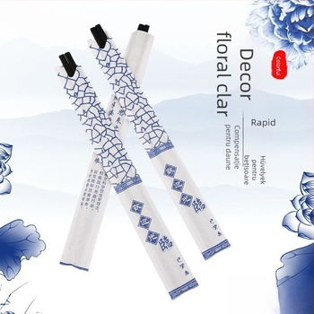 Dongyun set capace bețișoare din Kraft, siglă silkscreen, personalizabil, biodegradabil