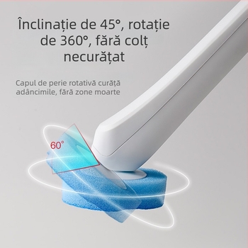 Perie de toaletă de unică utilizare – Muller, plastic, stil modern simplu, etichetă privată disponibilă, fără logo