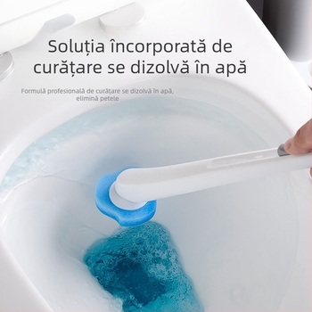 Perie de toaletă de unică utilizare – Muller, plastic, stil modern simplu, etichetă privată disponibilă, fără logo