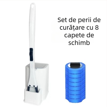 Perie de toaletă de unică folosință – plastic, stil modern minimalist