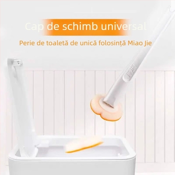 Miaojie Set de înlocuire pentru periuta de toaletă, de unică folosință, 7 bucăți, din plastic, stil modern minimalist