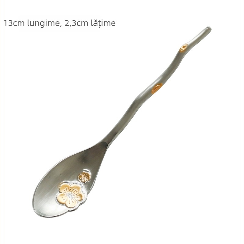 Set tacâmuri (cuțit, furculiță, lingură, bețișoare) din oțel inoxidabil 304, finisaj oglindă, portabil, stil minimalist modern, lansat în 2018.