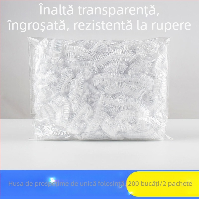 Foliei de conservare a prospețimii alimentelor – de unică folosință, pentru uz casnic (Brand: YUNQIE; Material: PE; 1 buc.; Ambalare: 100 pungi/cutie; Durată de valabilitate: 36 de luni)