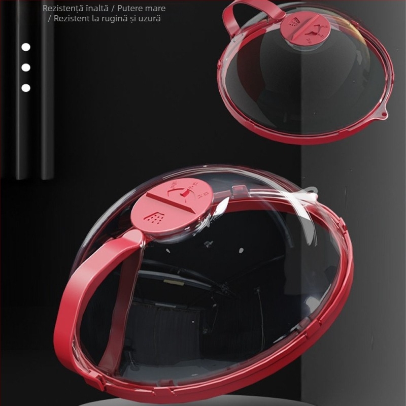 Capac pentru microunde anti-strop, din plastic alimentar, rezistent la temperaturi, capac de vas pentru uz casnic