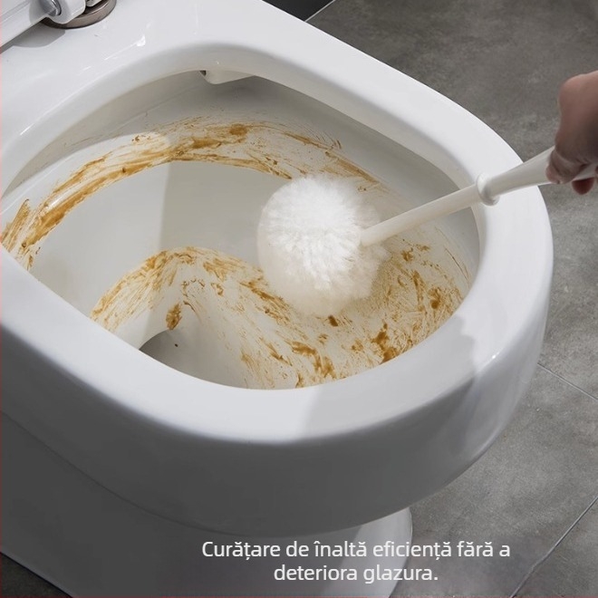 Perie de toaleta pentru baie, peri moi, din plastic, greutate 90 g, marca sanko, lansată în primăvara anului 2021.