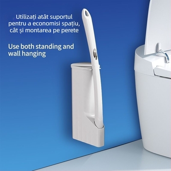 Love jujie Cap de înlocuire pentru periuța de toaletă – montaj pe perete, mâner lung, plastic, stil modern minimalist