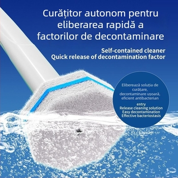 Love jujie Cap de înlocuire pentru periuța de toaletă – montaj pe perete, mâner lung, plastic, stil modern minimalist