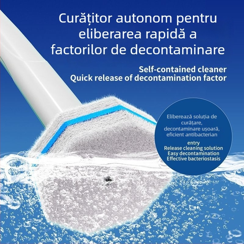 Love jujie Cap de înlocuire pentru periuța de toaletă – montaj pe perete, mâner lung, plastic, stil modern minimalist