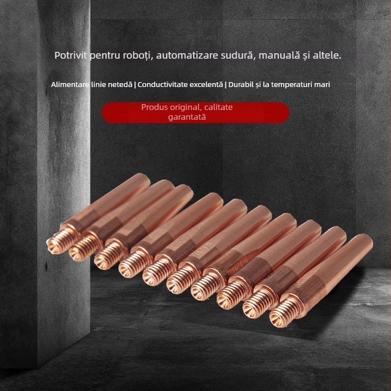 Duză conductivă TK Dongjin pentru roboții Yaskawa, model 023010, aliaj Cr-Zr-Cu, duză de sudură