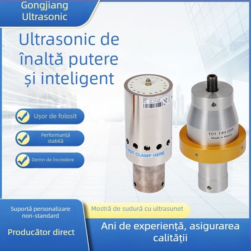 Cap de sudură cu ultrasunete | Masterpiece, model ne-standard | pentru sudură plastică | Putere 20 kW