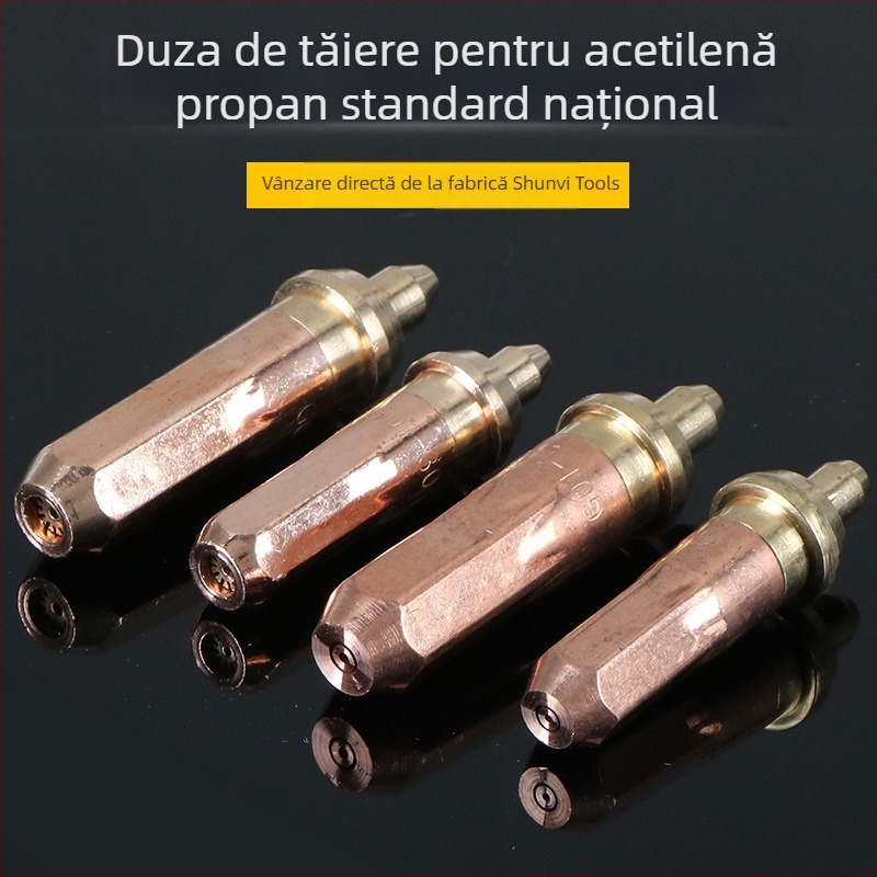 Duza de tăiere cu aspirație-evacuare, model G01-30/100/300, Propan/Acetilenă, intrare 8 mm, 1 mm grosime a peretelui, marcă Shunwei