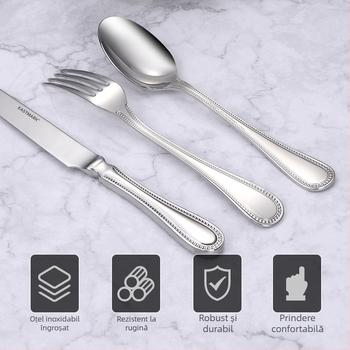 Set de cuțite și furci pentru steak din oțel inoxidabil 304, stil occidental, pentru uz casnic