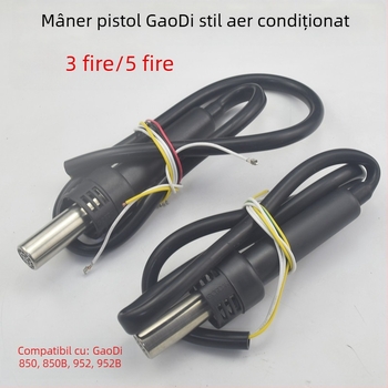 Gaudi mâner pentru pistol de aer cald pentru seria 850/850B/952D/952 – reglaj temperatură 200–480°C, debit de aer 1