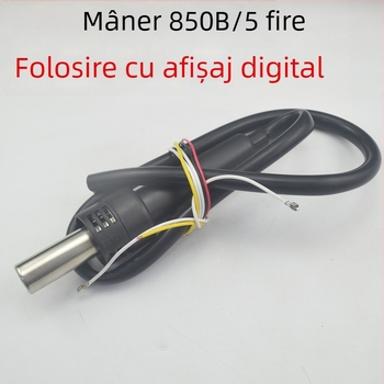 Gaudi mâner pentru pistol de aer cald pentru seria 850/850B/952D/952 – reglaj temperatură 200–480°C, debit de aer 1