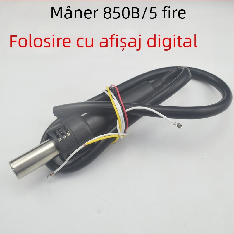 Gaudi mâner pentru pistol de aer cald pentru seria 850/850B/952D/952 – reglaj temperatură 200–480°C, debit de aer 1