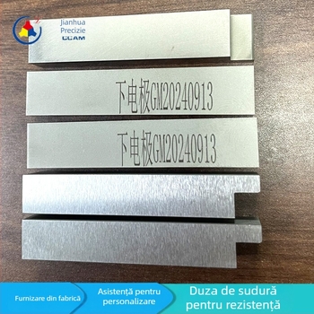 Cap de electrozi pentru sudare prin rezistență, din wolfram pur, model DJ, mare conductivitate, rezistență la temperaturi înalte și uzură, personalizare disponibilă, timp de producție 3–5 zile