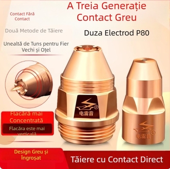 Duză de tăiere cu plasmă P80 pentru Electric Thunder Sound – marcă privată autorizată – Origine: China