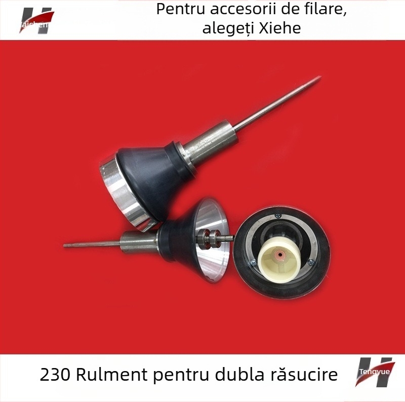 Piese pentru mașina de răsucire textile: pentru fibre chimice, 310 șpindluri, cupă statică Bakelite