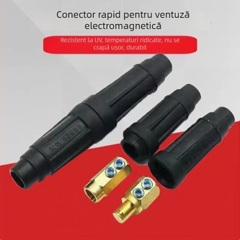 Conector cablu pentru mașina de sudură, din cupru pur, masculin și feminin, cuplare rapidă DKJ-35/50/70/95-1