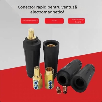 Conector cablu pentru mașina de sudură, din cupru pur, masculin și feminin, cuplare rapidă DKJ-35/50/70/95-1
