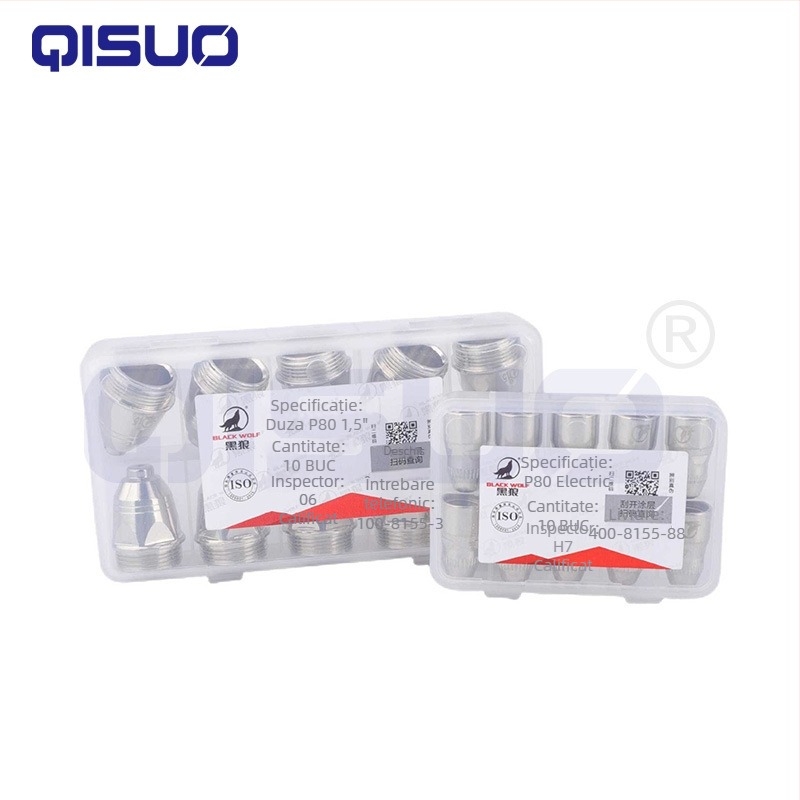 Duza P80 pentru tăiere cu plasmă, electrod din cupru, accesorii torță de sudură, 100 A
