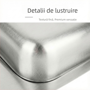 Cutie pentru unt din oțel inoxidabil – design minimalist modern, imprimare logo disponibilă, personalizare, calitate Premium