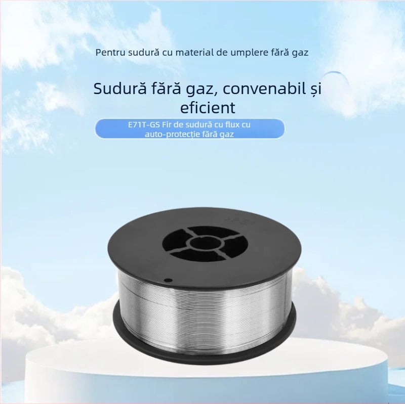 Sârmă de sudură cu flux, fără gaz E71T-GS, autoprotejată