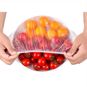 Acoperire din plastic alimentar, de unică folosință pentru depozitare în frigider – capac pentru bol cu etanșare elastică; marca Yajies; temperatură de funcționare: -60°C până la 140°C; destinație: uz casnic