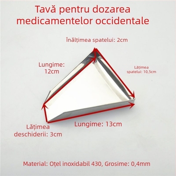Tavă din plastic pentru dozarea medicinei tradiționale chineze, porționare pentru ceai și alimente