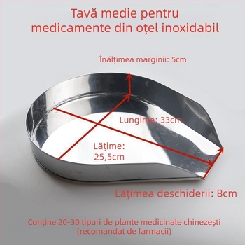 Tavă din plastic pentru dozarea medicinei tradiționale chineze, porționare pentru ceai și alimente