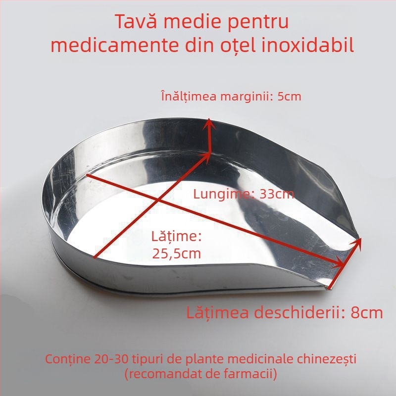 Tavă din plastic pentru dozarea medicinei tradiționale chineze, porționare pentru ceai și alimente