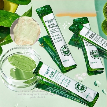 Mască cu bule pentru față – mască cremă-gel, exfoliere, îndepărtare puncte negre, curățare profundă; potrivită pentru toate tipurile de ten; durată de valabilitate 3 ani