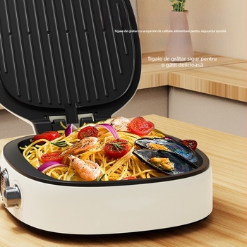 Xianfeng SE23D06 Prăjitor electric pentru clătite cu încălzire dublă, suprafață antiaderentă, 1400W, 220V/50Hz, control mecanic