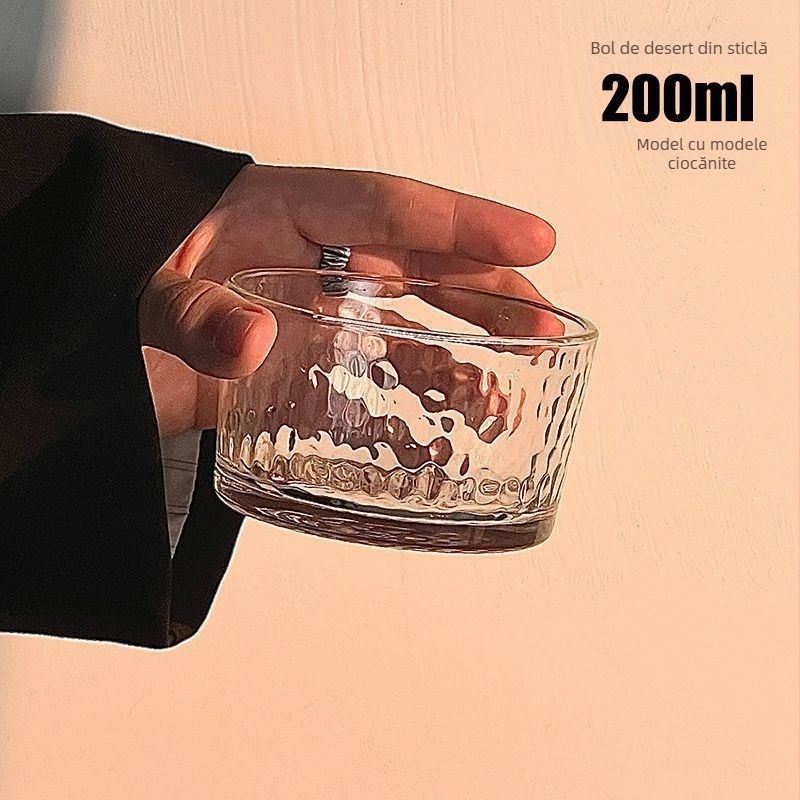 Castron pentru desert și bol pentru gustări; design drăguț; textură simplă; material: Alt; stil: modern minimalist; tip de stil: stil nou chinezesc