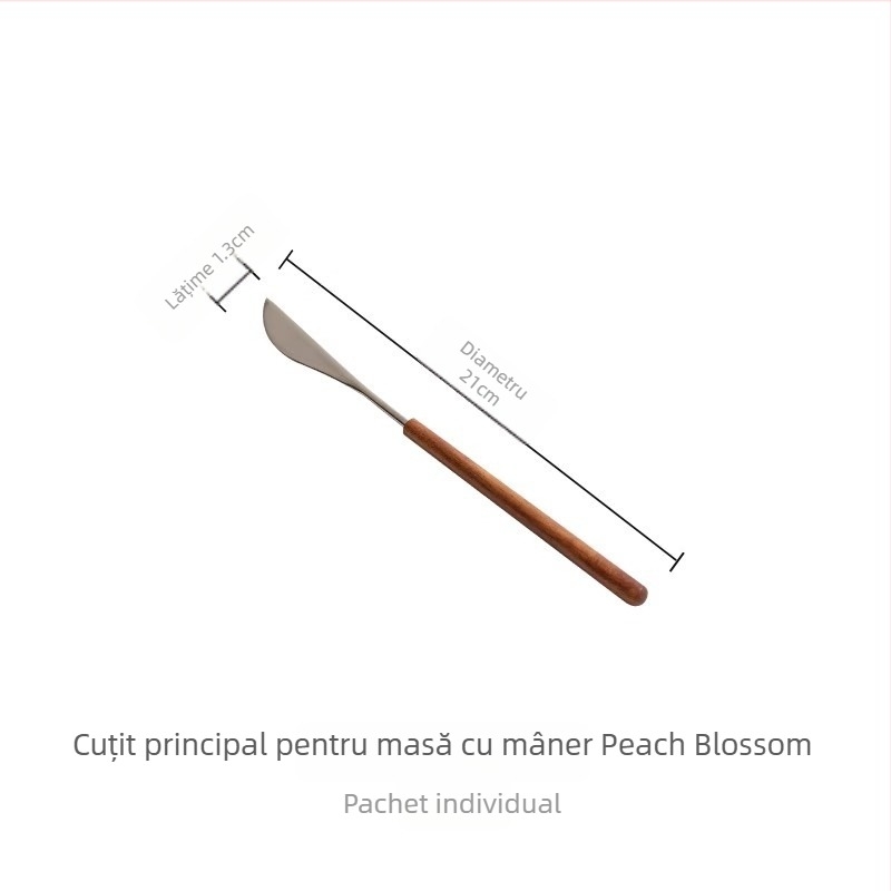 Set de trei piese cu cuțit pentru steak, furculiță și lingură din oțel inoxidabil 304, tacâmuri în stil occidental pentru utilizare comercială