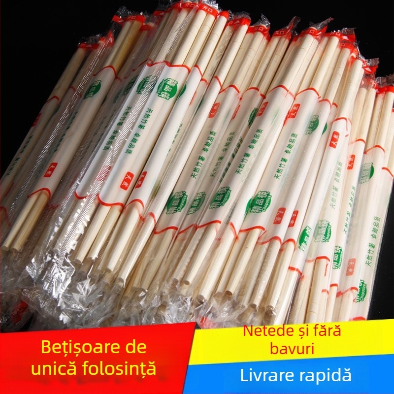 Vas de unică folosință cu bețișoare – plastic, rotund, transparent; 50 buc./pachet, 600 buc./carton