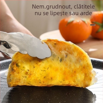 Placă de grătar din fier, rotundă, turnare sub presiune, stil coreean, neacoperită