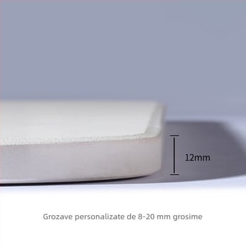 Piatra de cuptor Cordierite pentru pizza – placă de copt pentru pizza și pâine, rezistentă la temperaturi înalte