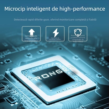 Detector de calitate a aerului interior all-in-one: PM2.5, CO2, formaldehidă, temperatură și umiditate; interval de măsură 0-5 mg/m³; rezoluție 0,01; acuratețe 0,02; alimentare Type-C