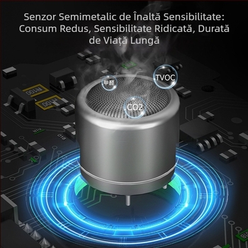 Detector de formaldehid și TVOC pentru interior — Monitor profesional de calitate a aerului, cu precizie înaltă
