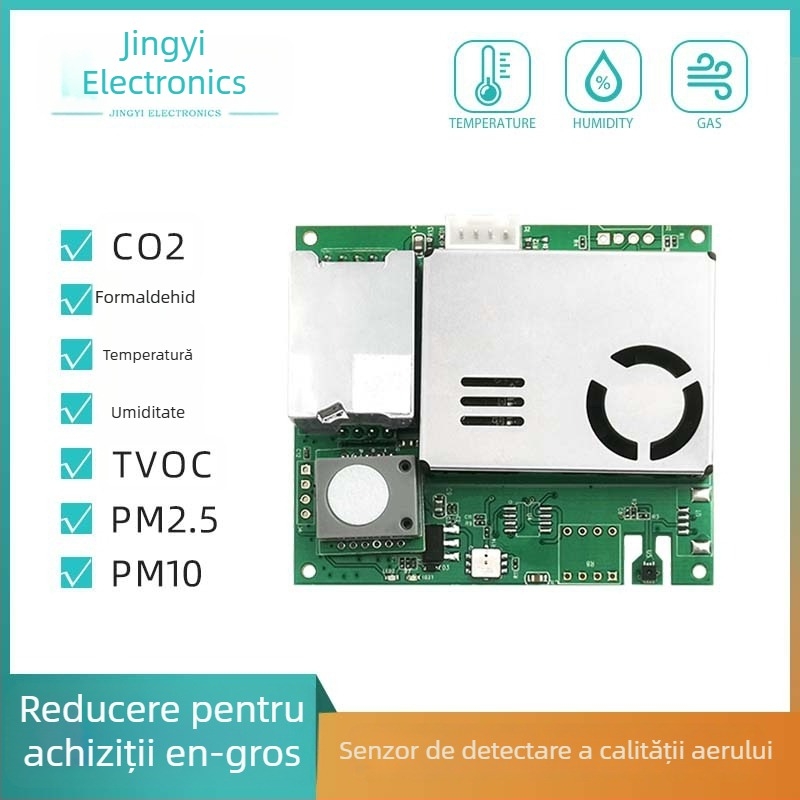 Senzor de calitate a aerului de la Jingyi Electronics, cu detectare CO2/CH2O/TVOC (M701)