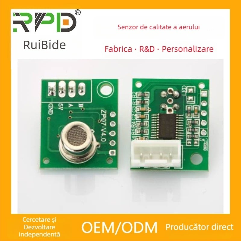 Rybed senzor de calitate a aerului pentru TVOC și VOC formaldehid, detecție cu precizie înaltă pentru O2/CO2