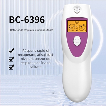Analizator de respirație portabil TY-6396 — Analizor de înaltă precizie pentru oameni, gamă de 4 trepte, alimentare cu 2 baterii AA