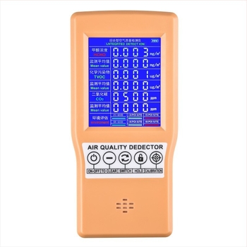 Kangwf Detector de gaze CO2, formaldehid și TVOC - model New jsm-131sc, interval de măsurare 0-5000, acuratețe 1, debit 0-1.999 L/min, putere 0.2 W