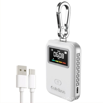 Detectare CO2 Mini NDIR pentru monitorizarea calității aerului, model BCM02, intervalul 400–5000 ppm, acuratețe ±(50 ppm + 5%), alimentare Type-C