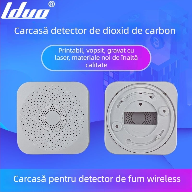 Carcasă detector CO2 — ABS material, marcă OEM, carcasă pentru produs electronic