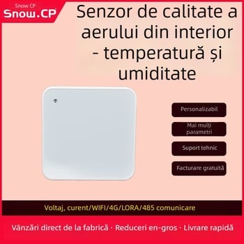 Monitor de calitate a aerului – Transmițător de temperatură și umiditate, Senzor de gaze multi-parametric pentru calitatea aerului din interior, Seria N