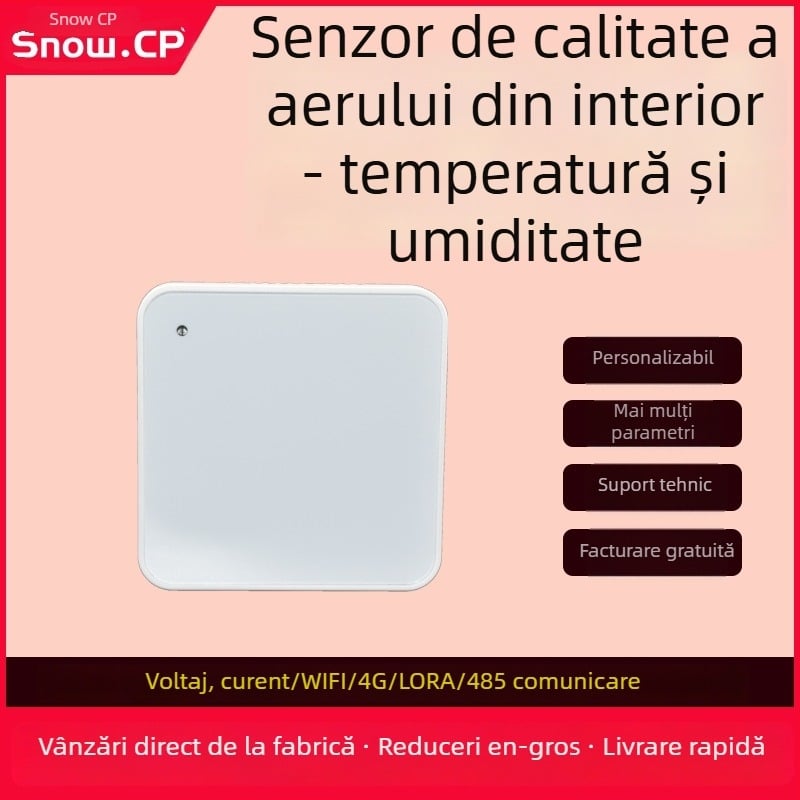 Monitor de calitate a aerului – Transmițător de temperatură și umiditate, Senzor de gaze multi-parametric pentru calitatea aerului din interior, Seria N