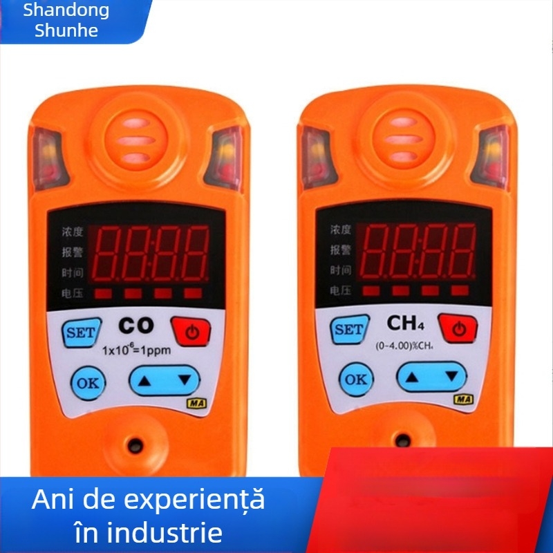 Alarmă pentru metan și dioxid de carbon JJR45, utilizare minieră, Shandong Shunhe Machinery, personalizare disponibilă